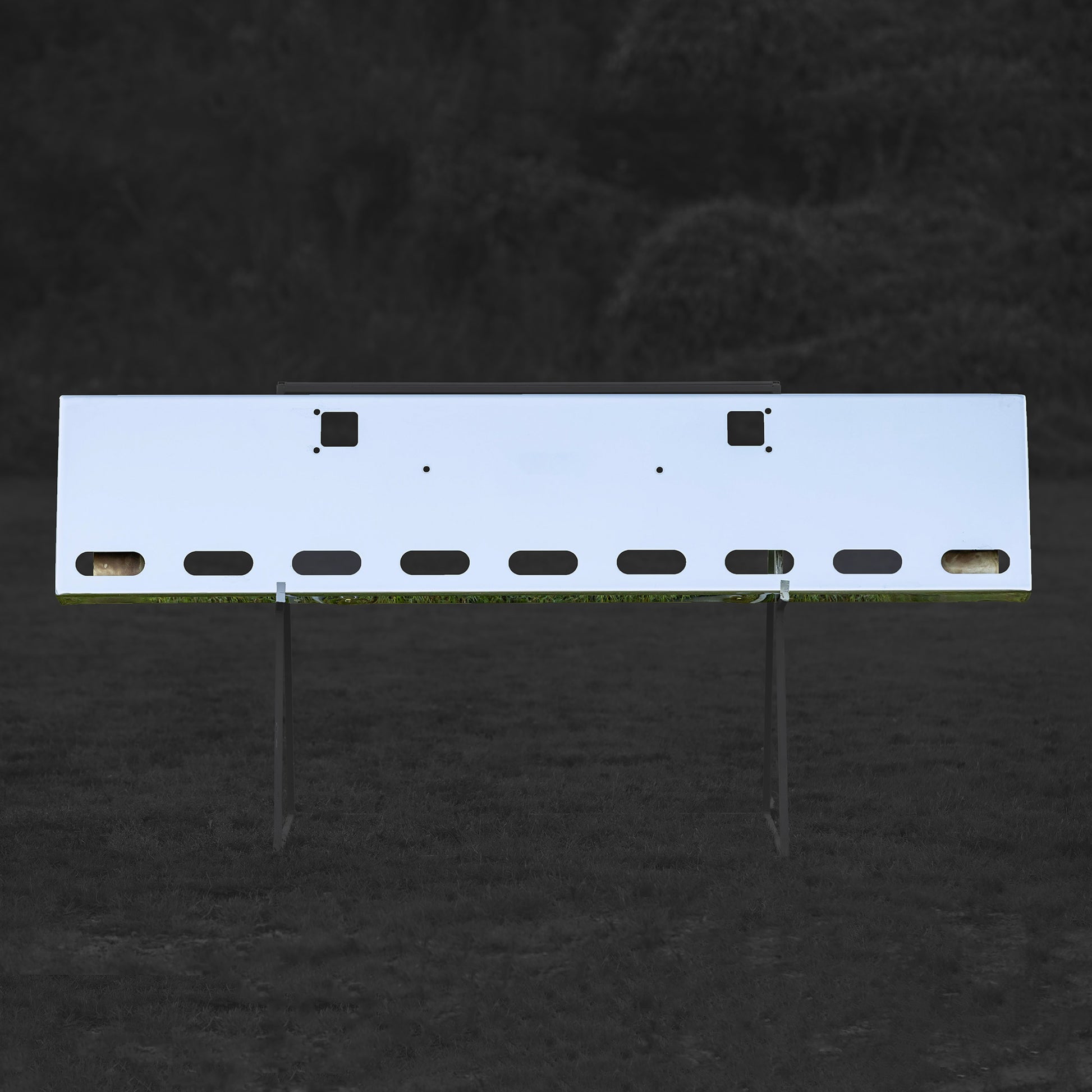 Kenworth W900 20 Inch Chrome Bumper with Lights