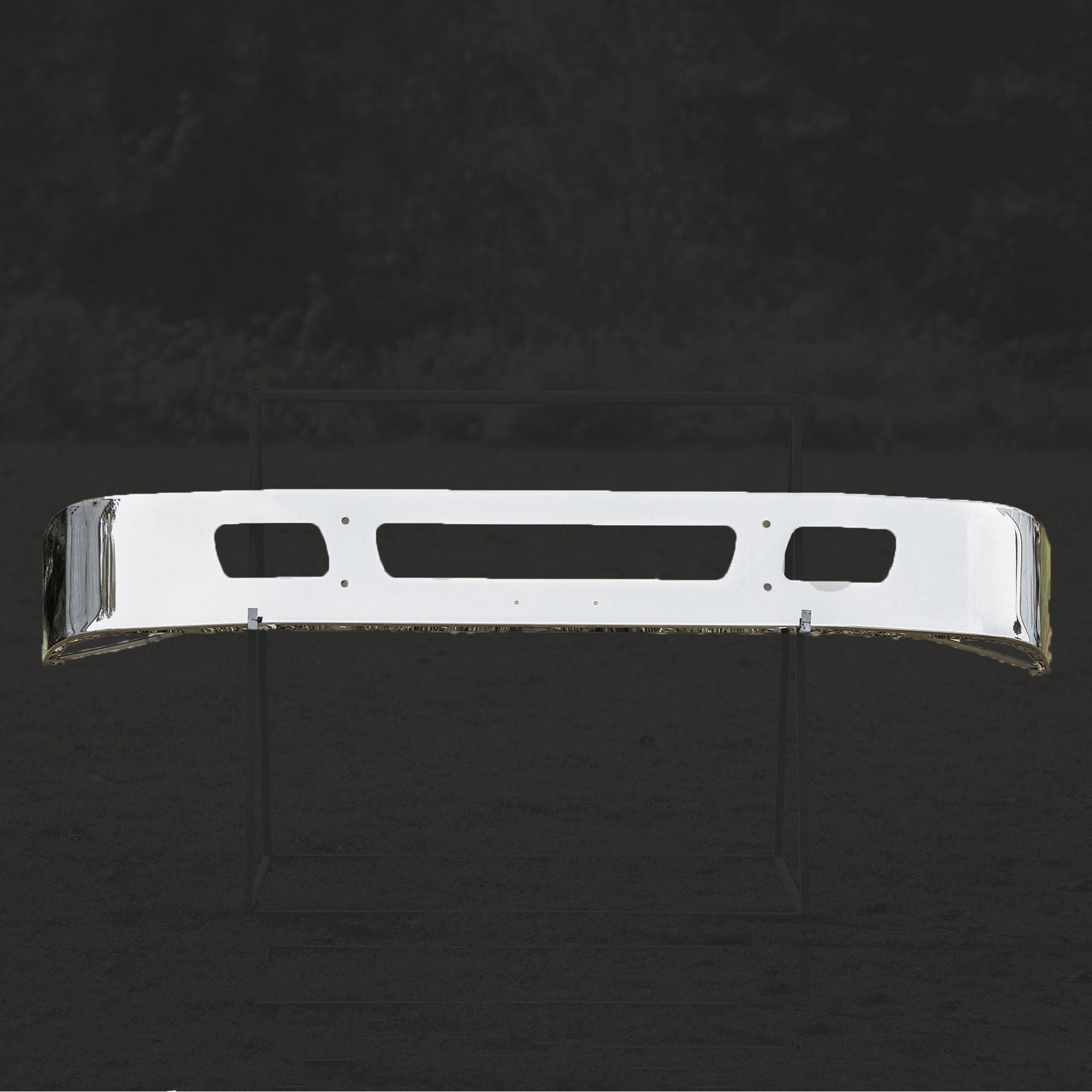 Ultrachrome International WorkStar Chrome Bumper - 14" Height, Slight Angle Back (7400, 7500, 7600)